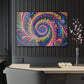 Neon Infinity Infinity Prismatic Vortex Trippy infity Pattern 1/4" Glossy Acrylic Art