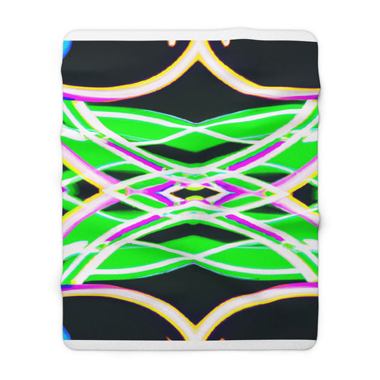 Giovanni della Cappella - Trippy Infinity Patterns Sherpa Blanket