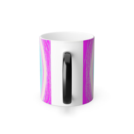 Rafaelo di Greco Trippy Infinity Patterns  11oz Color Morphing Mug
