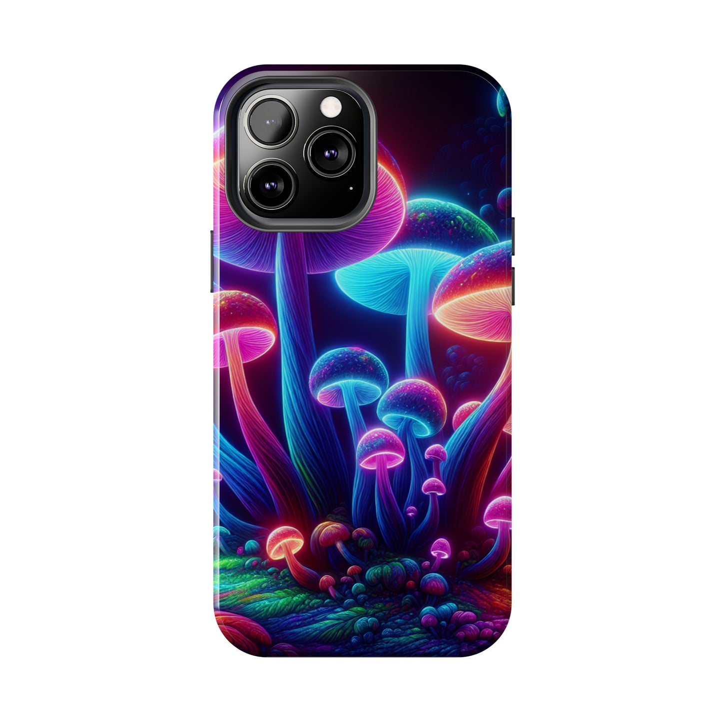 Neon Psychedelic Pupal Art NEON Unicorns Tough Phone Case Iphone 7 8 9 10 11 12 13 14 Pro Max Mini Plus XR XS SE
