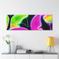 "Neon Butterfly Aurora" Neon Butterflies  Art Canvas