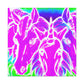 Neon Splendor Unicorns. NEON Unicorns Art Canvas