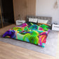 Alessandro di Vanetti - NEON Unicorns Microfiber Duvet Cover