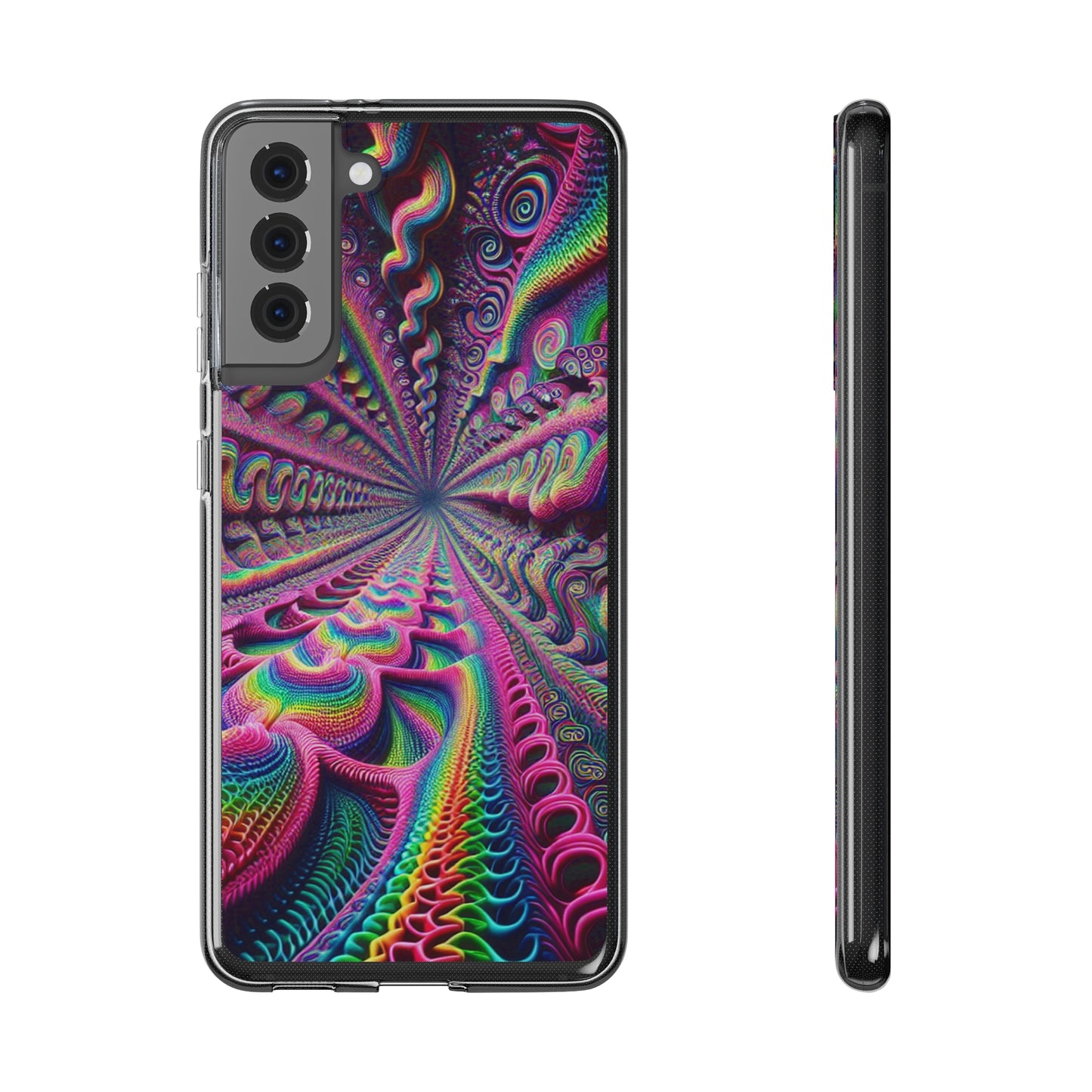 VibrancyInfiniteNeonacopia Infinity Patterns Art Polycarbonate Phone Case