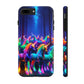Vivid Unicorn Pack NEON Unicorns Tough Phone Case Iphone 7 8 9 10 11 12 13 14 Pro Max Mini Plus XR XS SE