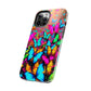 "Neonardie's Dreamscape" NEON Butterflies Tough Phone Case