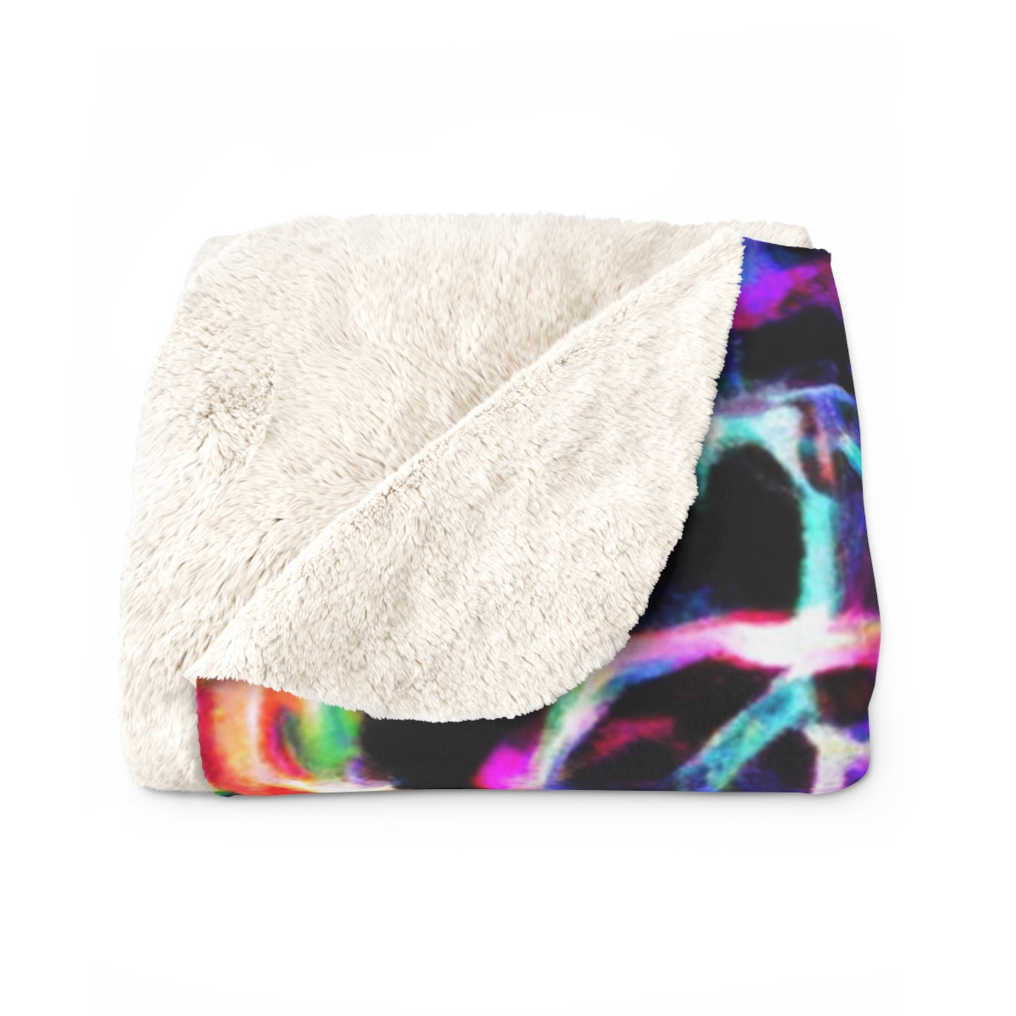 Hans van der Meer - Trippy Infinity Patterns Sherpa Blanket