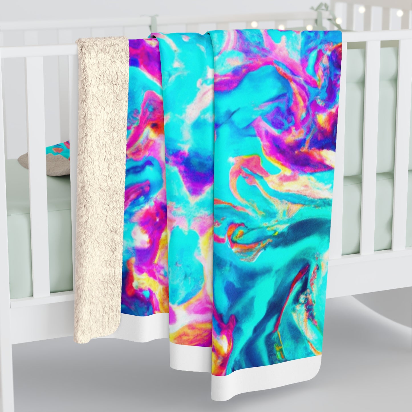 Vincento Florentini - Trippy Infinity Patterns Sherpa Blanket