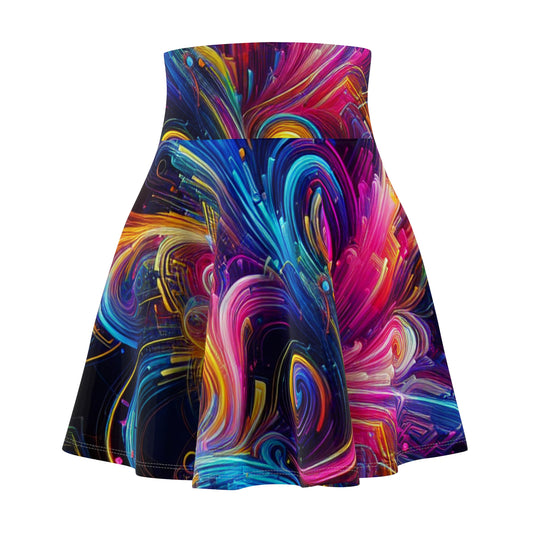 Giovanni di Giusto - Trippy Infity Patterns Woman's Skater Skirt