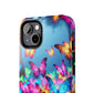 "Neon Butterflies Awakening" NEON Butterflies Tough Phone Case
