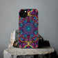 "Fantasia of Fluorescence" Infinity Patterns Art Polycarbonate Phone Case Samsung Galaxy s21 s22 Google Pixel 6 Iphone 11 12 13 14 Pro Max Mini Plus
