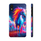 "Neon Dreamscapes: A Pride of Unicorns" NEON Unicorns Tough Phone Case
