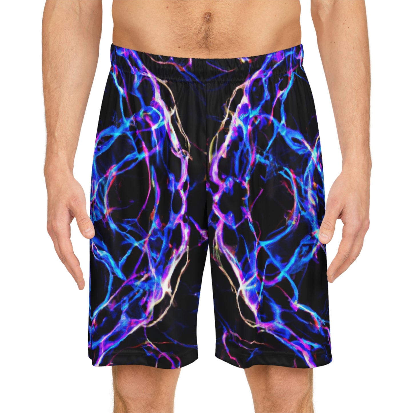 Giannetta di Siena - Trippy Infinity Patterns Rave Shorts
