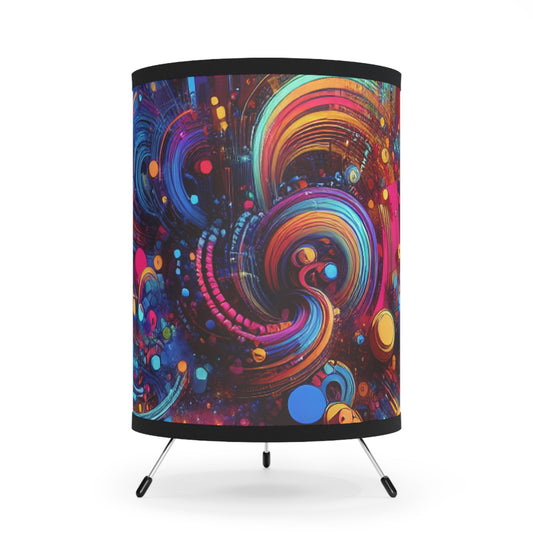 Museo Guidi di Firenze - Trippy Infity Patterns Art Tripod Lamp