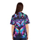 Neon Dreamscape Butterflies Neon Butterflies Womans Jersey