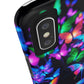 "Neon Flutterby Lights" NEON Butterflies Tough Phone Case