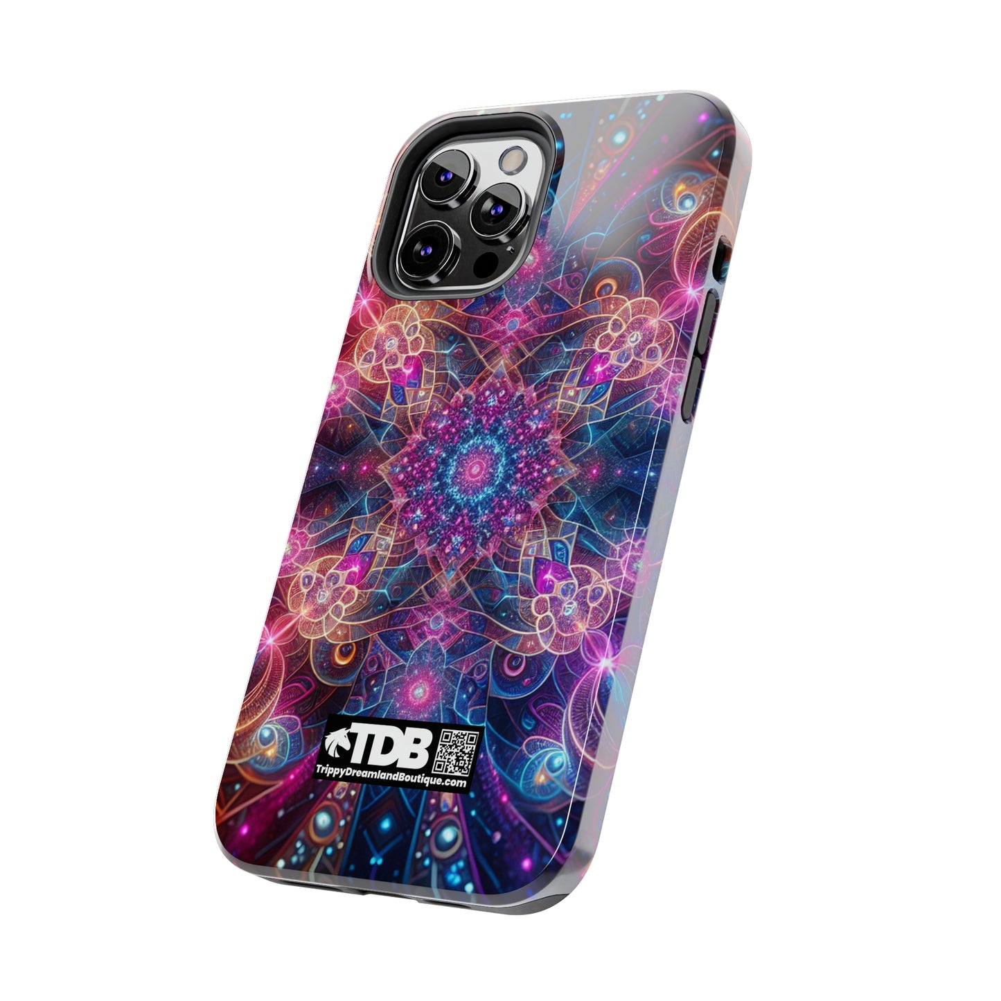 TDB Vibrant Infinity Ozonetics. Trippy Infinity Patterns Tough Phone Case
