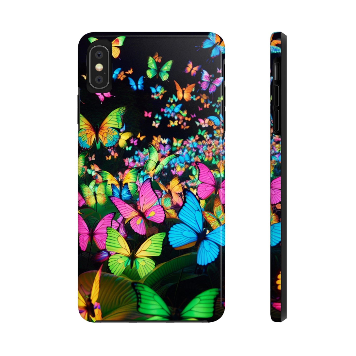Neon Butterfly Congregation. NEON Butterflies Tough Phone Case