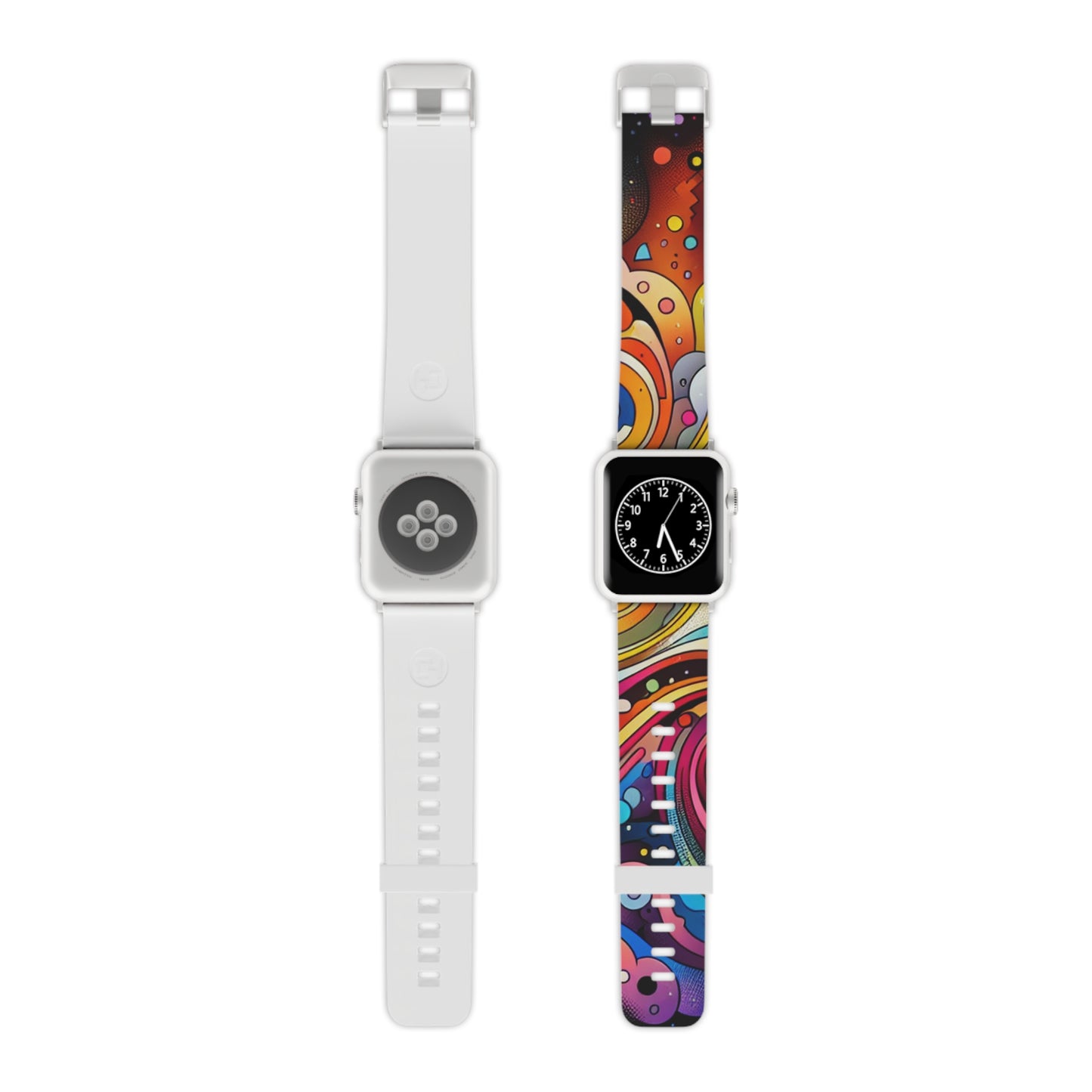 Neon Onslaught - Trippy Infinity Patterns Iwatch Band