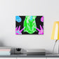 "Cosmic Mysticism" NEON Unicorns Art Canvas