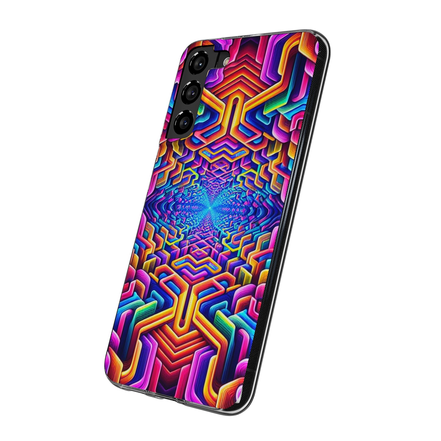 Vibrant Trippin' Infinity Infinity Patterns Art Polycarbonate Phone Case