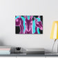 "Neon Unicorn Posse" NEON Unicorns Art Canvas