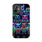 Neon Nocturnal Spectacle. NEON Owls Tough Phone Case
