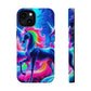 NeonNocturnals Neon Unicorns Premium Art Magsafe Magnet Tough IPhone 13 14 15 Pro Plus Max and Mini in Matte and Glossy Phone cases