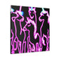 NeoNirvana. NEON Unicorns Art Canvas