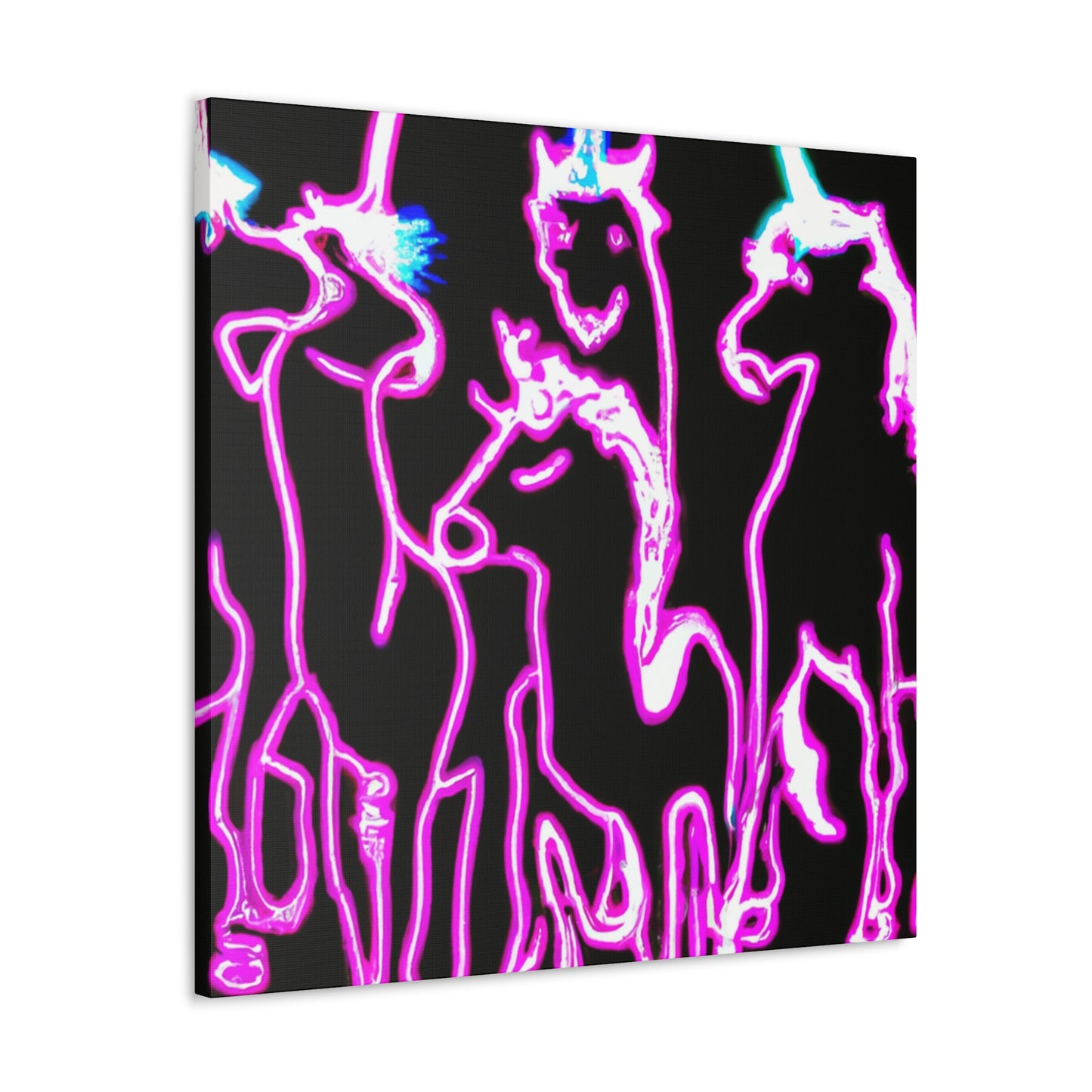NeoNirvana. NEON Unicorns Art Canvas
