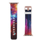 Glitchy Neon Pulse. - Trippy Infinity Patterns Iwatch Band