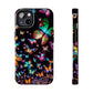 Neon Butterflies Dance NEON Butterflies Tough Phone Case Iphone 6 7 8 9 10 11 12 13 14 SE X XR XS Pro Max Mini Plus