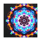 Vivid Vortex Immersion Trippy Infinity Patterns Art Canvas