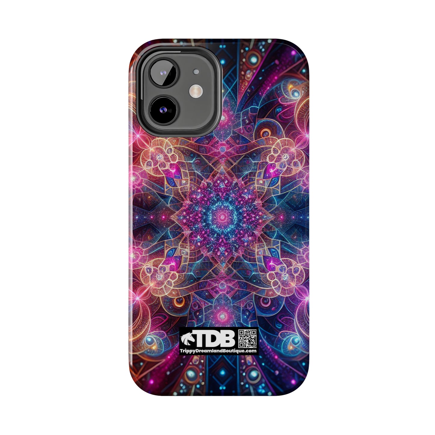TDB Vibrant Infinity Ozonetics. Trippy Infinity Patterns Tough Phone Case