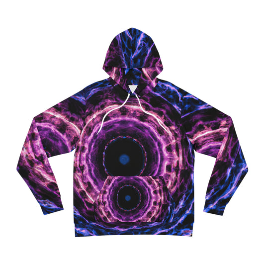 "The Everlasting Dance of the Neon Lights" -Trippy Infinity Patterns AOP Hoodie