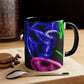 "Neon Dreamscapes" Butterflies 11oz Mug