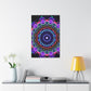 "Infinite Plasma Rainbow" Trippy Infinity Patterns Art Canvas