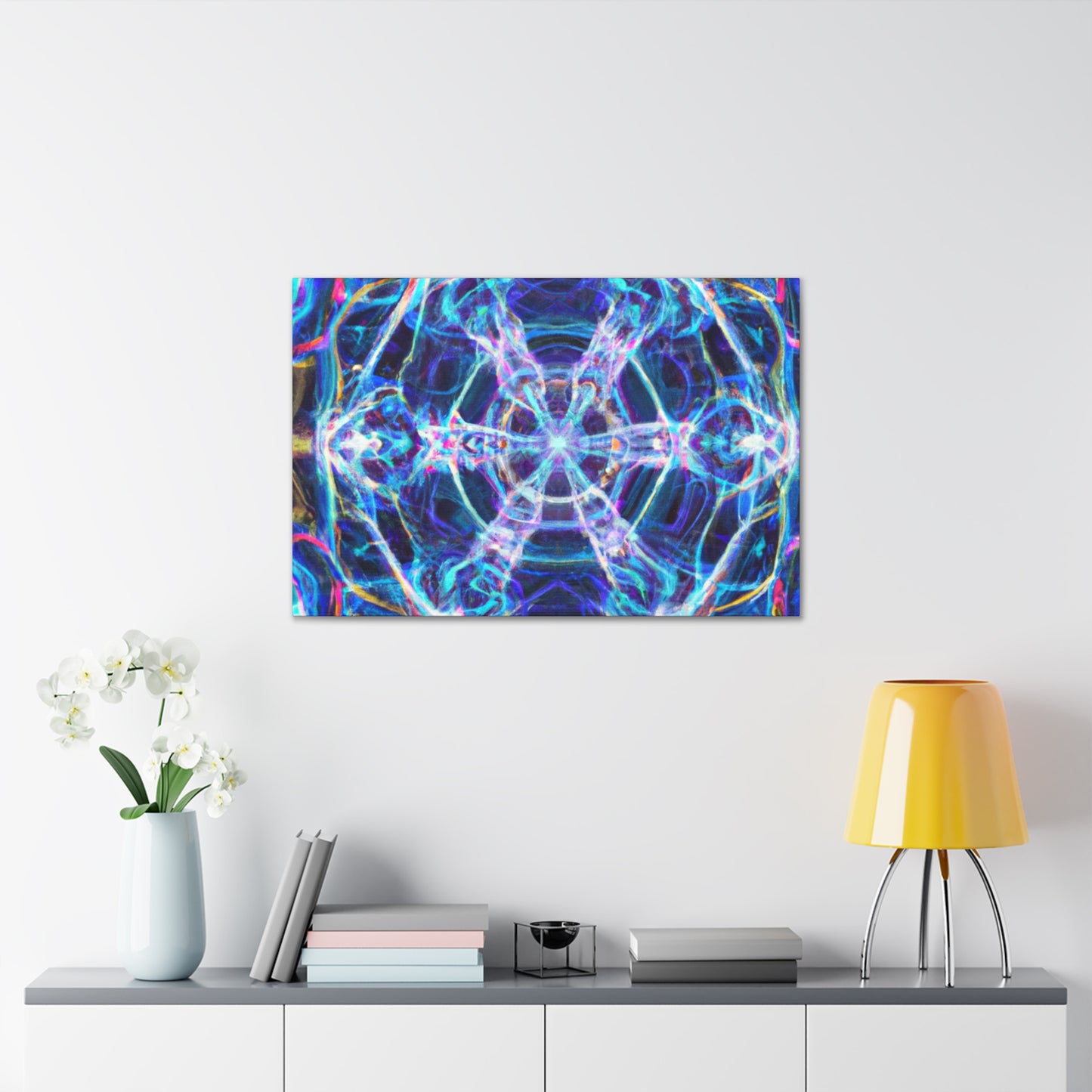 Psychedelic Infinity Visions Trippy Infinity Patterns Art Canvas