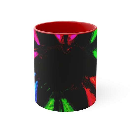 Neon Butterfly Splash. Butterflies 11oz Mug