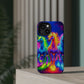 Neon Mystic Magicians Neon Unicorns Premium Art Magsafe Magnet Tough IPhone 13 14 15 Pro Plus Max and Mini in Matte and Glossy Phone cases