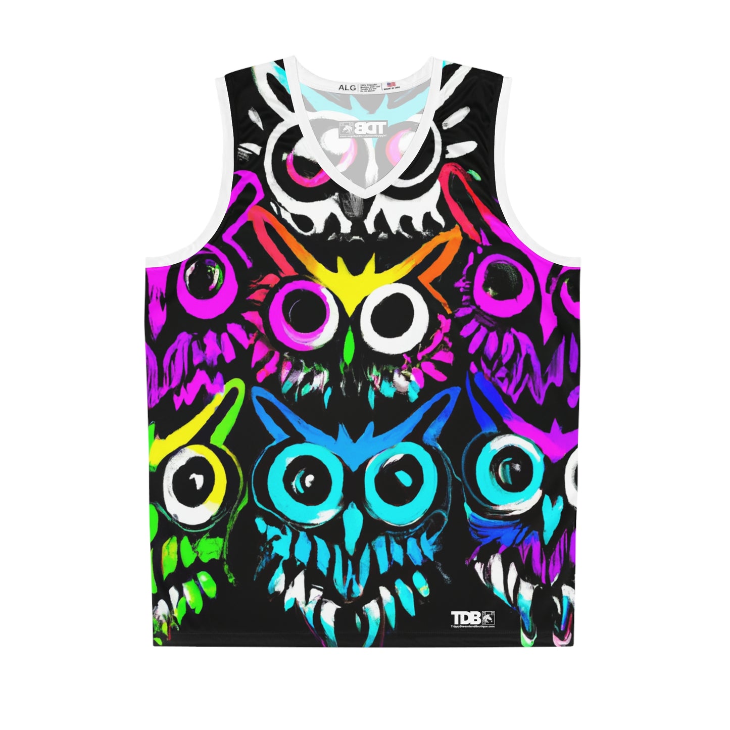 TDB Psychedelic Owl Jersey - Fun, Unique Rave wear