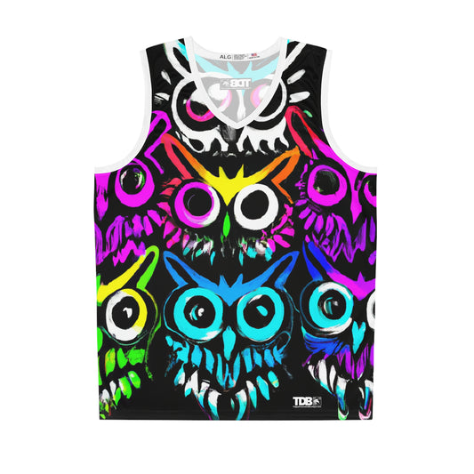 TDB Psychedelic Owl Jersey - Fun, Unique Rave wear