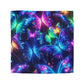 Giovanni Guercio - NEON Butterflies Microfiber Duvet Cover