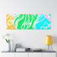 Neon Herd-scape NEON Unicorns Art Canvas