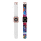 "Neon Confetti Cascade" - Trippy Infinity Patterns Iwatch Band