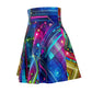 Giovanni da Castiglione - Trippy Infity Patterns Woman's Skater Skirt
