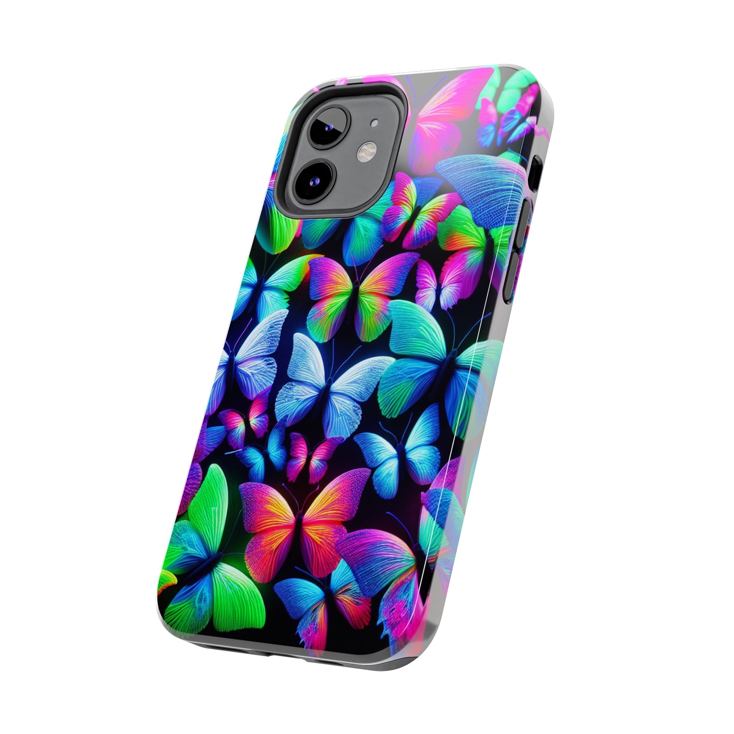 "Neon Splendor" NEON Butterflies Tough Phone Case