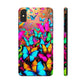 "Neonardie's Dreamscape" NEON Butterflies Tough Phone Case