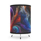 Leonardo da Vincini - Trippy Infity Patterns Art Tripod Lamp