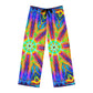 TDB Vibrant Neon Infinity Spirals. Trippy Infinity Patterns Mens Pajama Pants